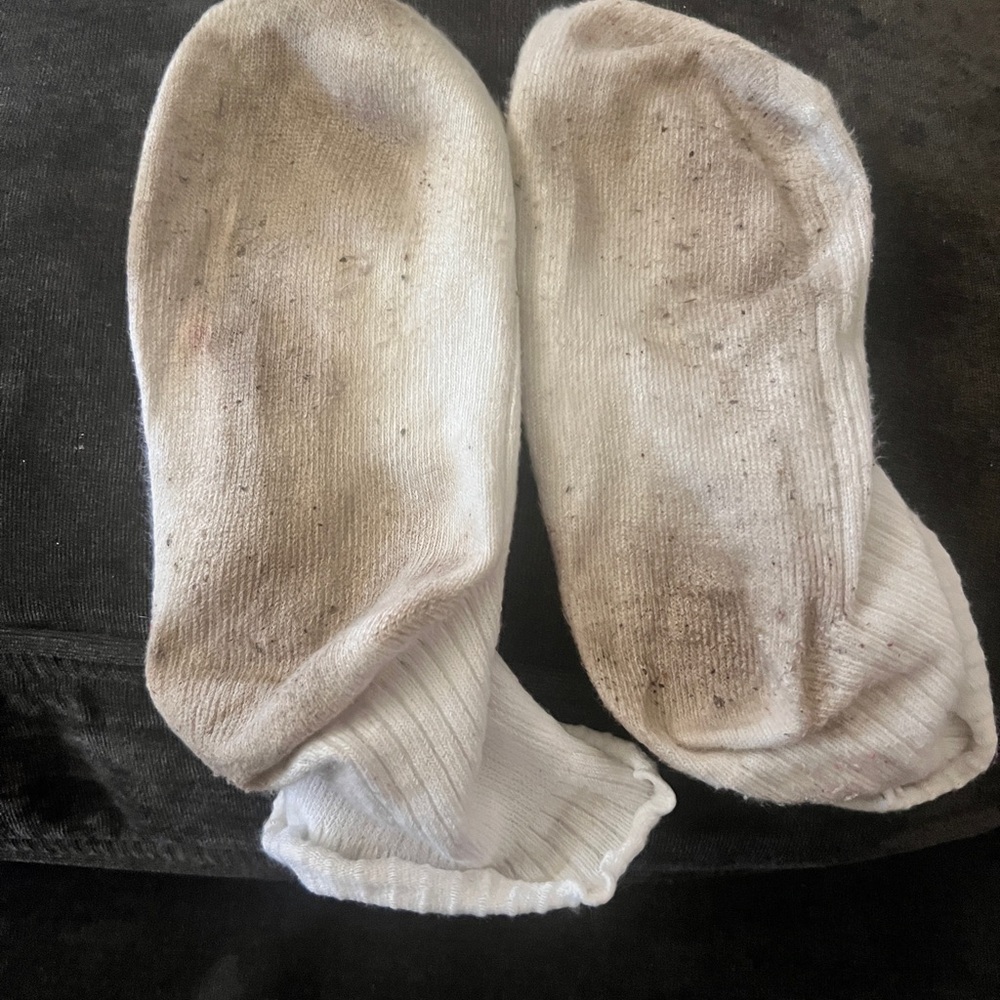Well worn women’s socks